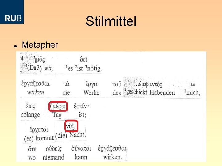 Stilmittel Metapher 