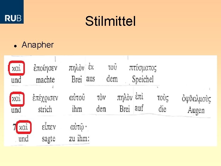 Stilmittel Anapher 