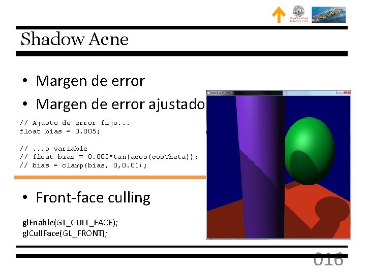 Shadow Acne • Margen de error ajustado // Ajuste de error fijo. . .