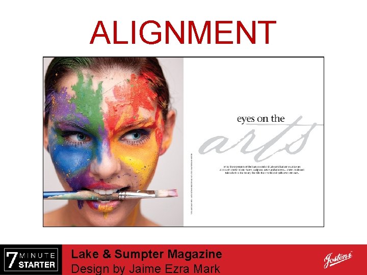 ALIGNMENT Lake & Sumpter Magazine Design by Jaime Ezra Mark 