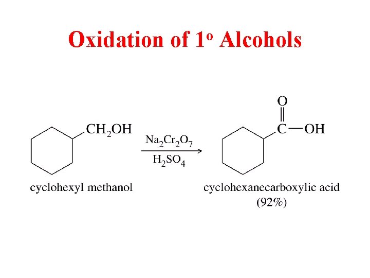 Oxidation of 1 o Alcohols 