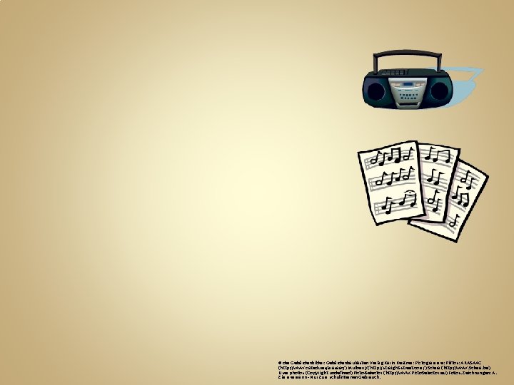 © der Gebärdenbilder: Gebärdenbaukasten Verlag Karin Kestner; Pictogramme: Piktos: ARASAAC (http: //www. catedu. es/arasaac/)
