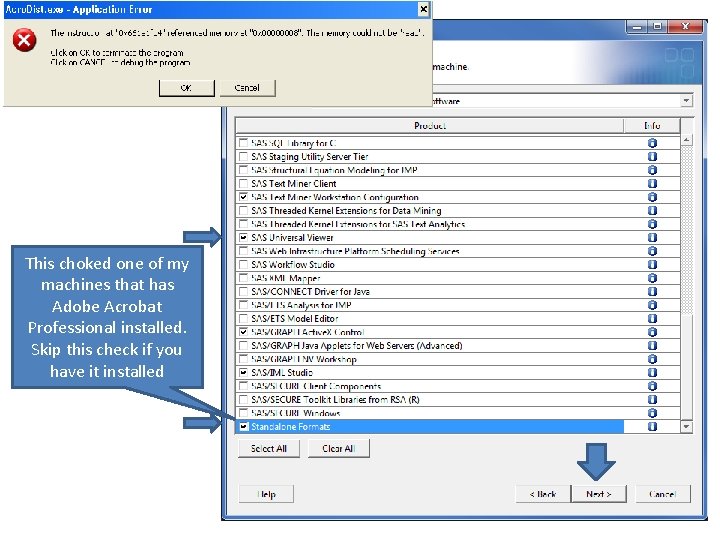 This choked one of my machines that has Adobe Acrobat Professional installed. Skip this