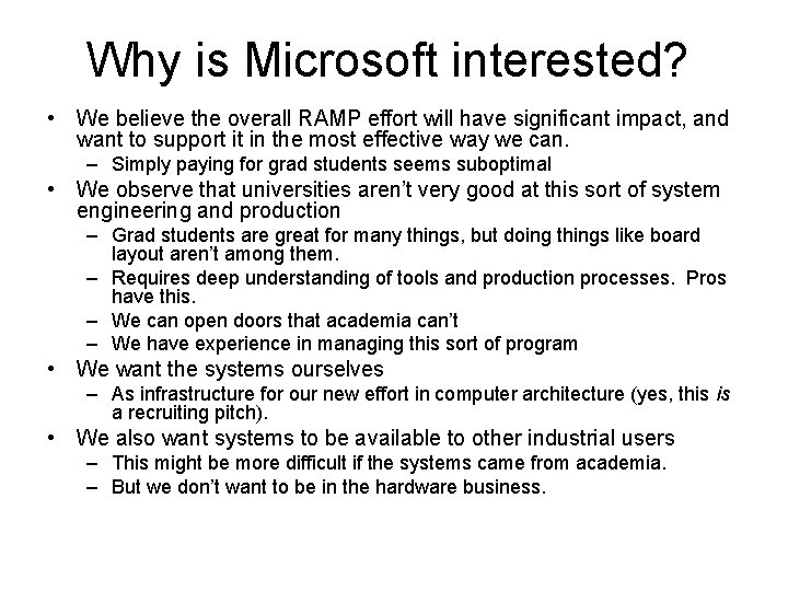 BEE 3 Update Chuck Thacker Technical Fellow Microsoft