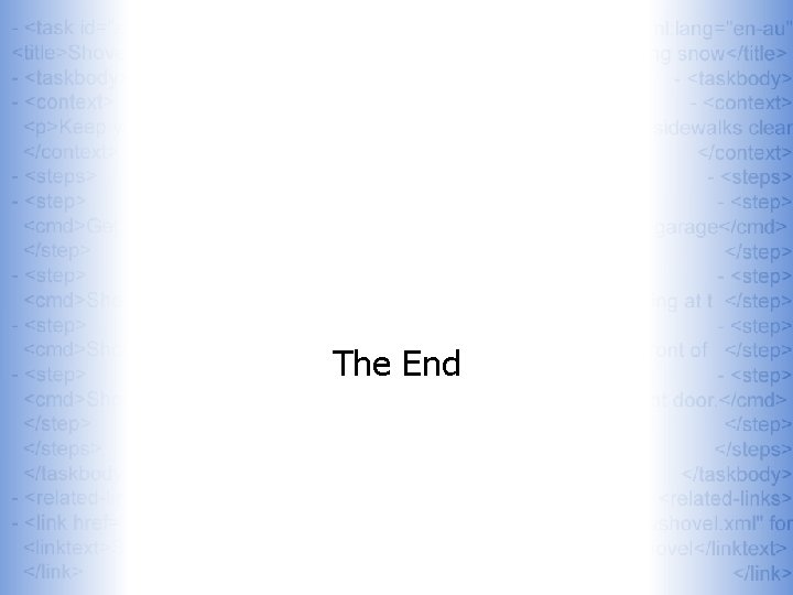 The End 