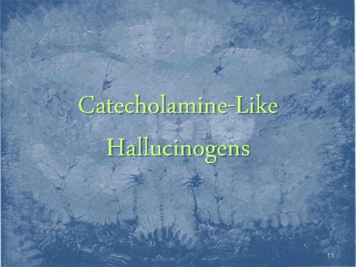 Catecholamine-Like Hallucinogens 11 