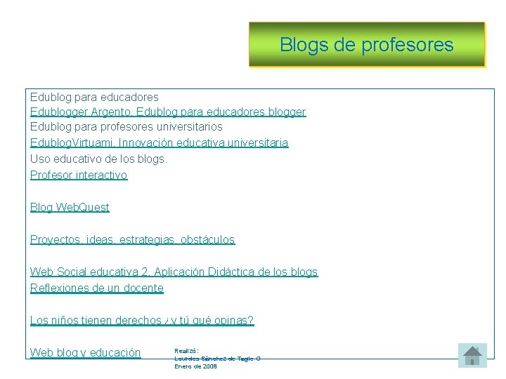 Blogs de profesores Edublog para educadores Edublogger Argento. Edublog para educadores blogger Edublog para