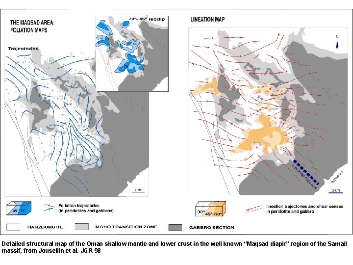 Detailed structural map of the Oman shallow mantle and lower crust in the well