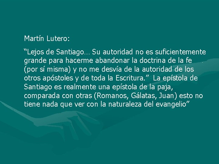 Martín Lutero: “Lejos de Santiago… Su autoridad no es suficientemente grande para hacerme abandonar