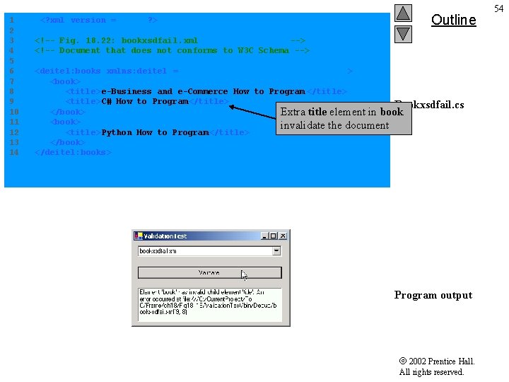 Outline 1 <? xml version = "1. 0"? > 2 3 <!-- Fig. 18.
