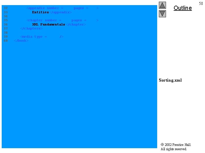 32 <appendix number = "A" pages = "7"> 33 Entities</appendix> 34 35 <chapter number