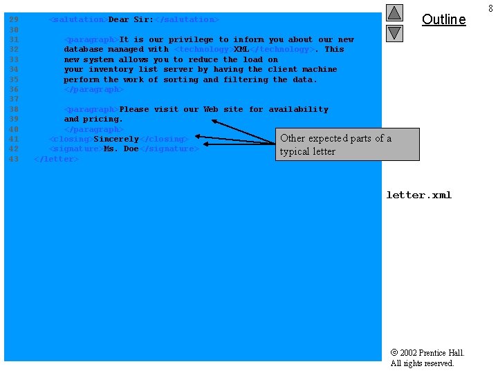 29 <salutation>Dear Sir: </salutation> 30 31 <paragraph>It is our privilege to inform you about