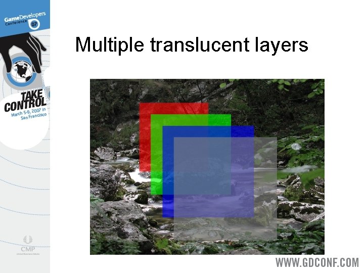 Multiple translucent layers 