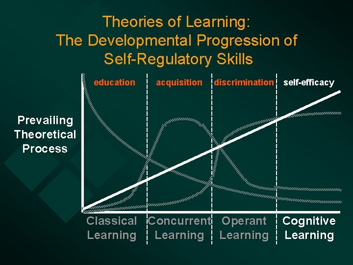 Theories of Learning: The Developmental Progression of Self-Regulatory Skills education acquisition discrimination self-efficacy Prevailing