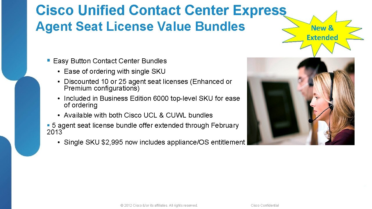 Cisco Unified Contact Center Express Agent Seat License Value Bundles New & Extended §