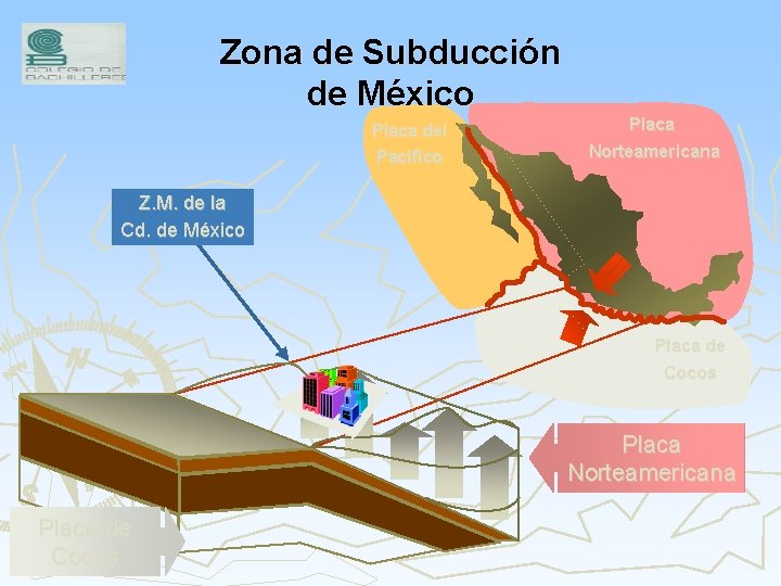 Zona de Subducción de México Placa del Placa Pacífico Norteamericana Z. M. de la