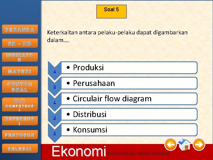 Soal 5 Keterkaitan antara pelaku-pelaku dapat digambarkan dalam…. 11/2/2020 a • Produksi b • Soal 5 Keterkaitan antara pelaku-pelaku dapat digambarkan dalam…. 11/2/2020 a • Produksi b •