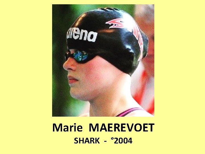 Marie MAEREVOET SHARK - ° 2004 