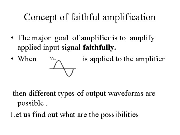 Introduction to concepts in dc bias circuit design