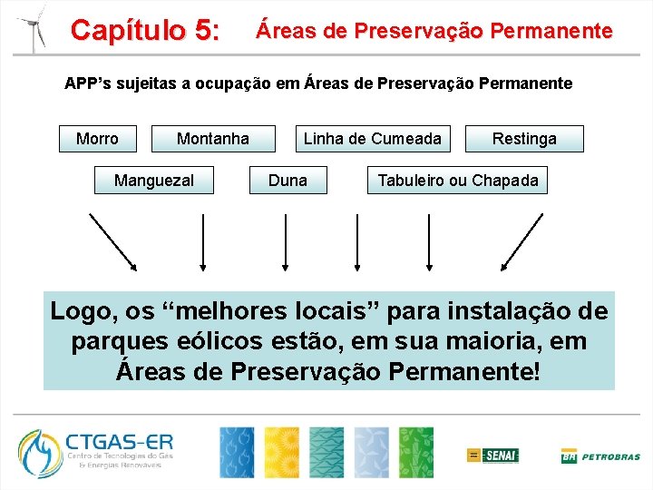 Capítulo 5: Áreas de Preservação Permanente APP’s sujeitas a ocupação em Áreas de Preservação