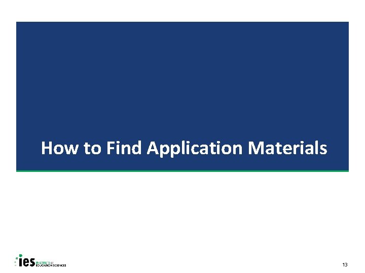 How to Find Application Materials 13 