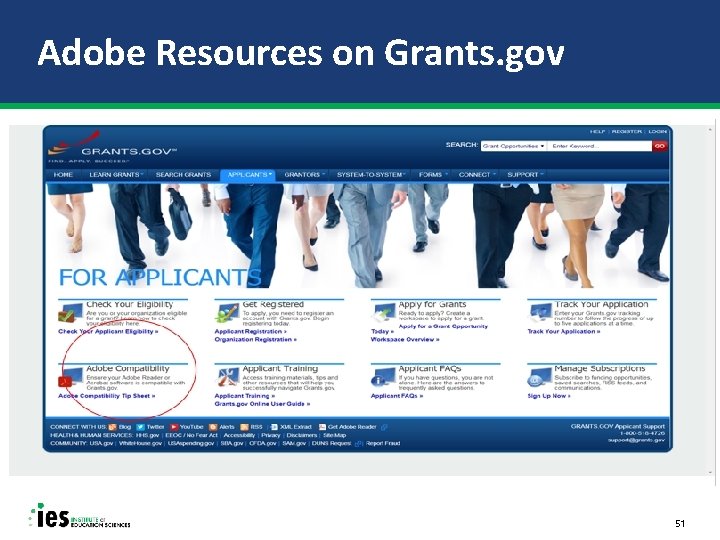 Adobe Resources on Grants. gov 51 