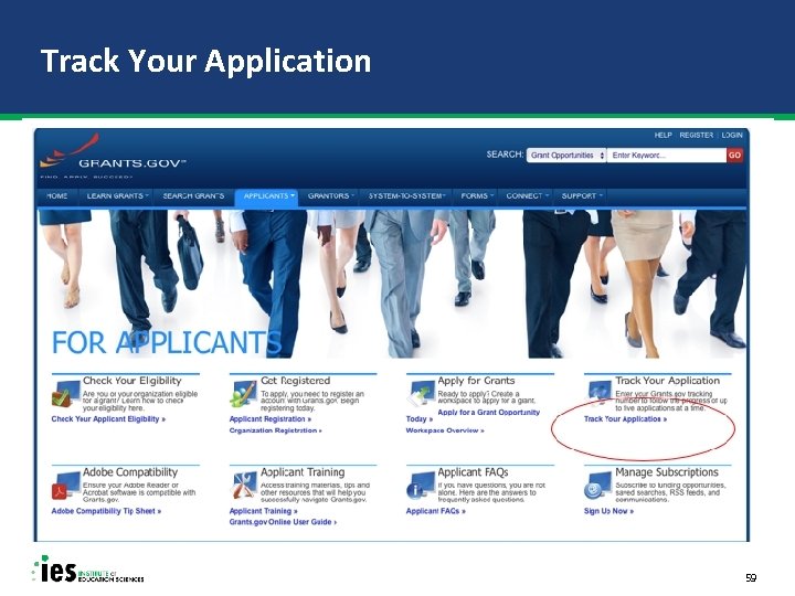 Track Your Application 59 