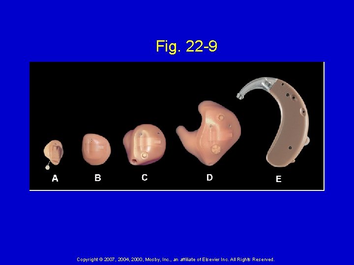 Fig. 22 -9 Copyright © 2007, 2004, 2000, Mosby, Inc. , an affiliate of