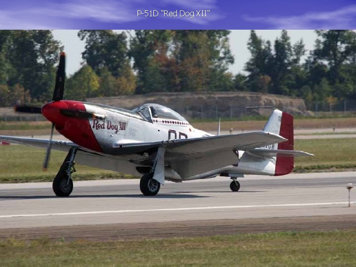 P-51 D “Red Dog XII” 