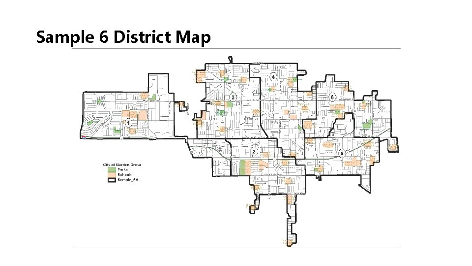 Sample 6 District Map 