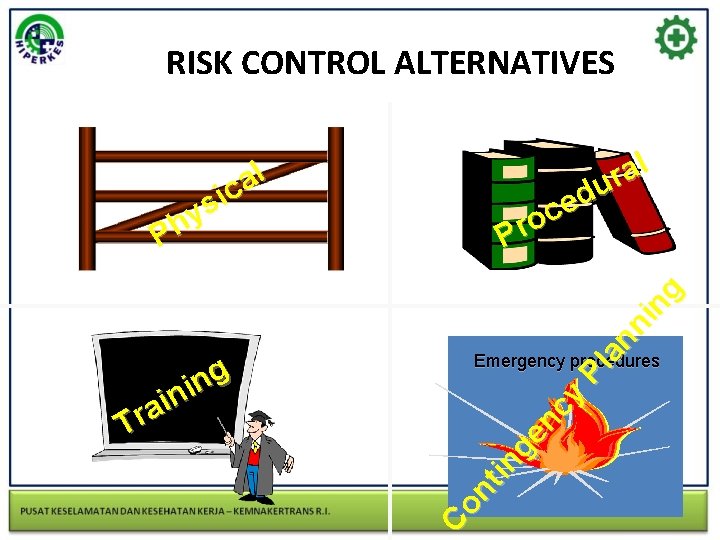 RISK CONTROL ALTERNATIVES g n i a r T l a r u d