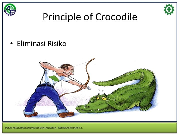 Principle of Crocodile • Eliminasi Risiko 