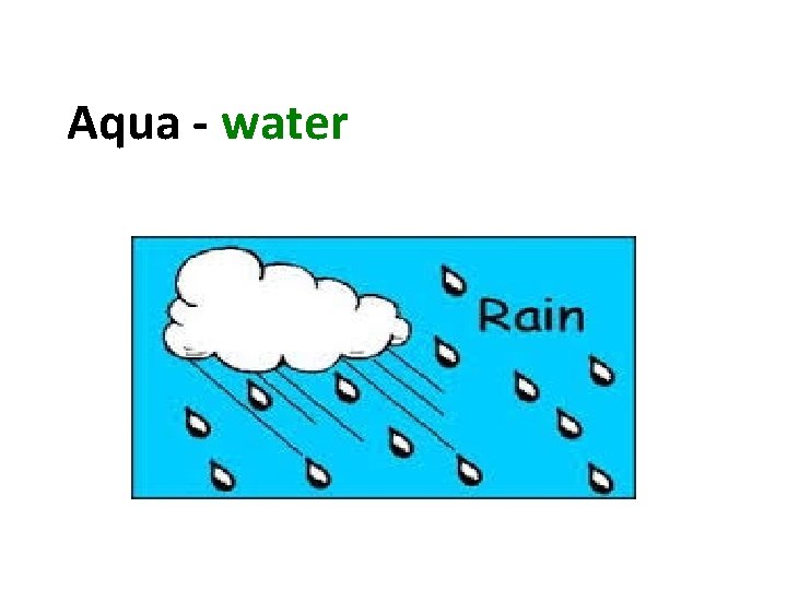 Aqua - water 