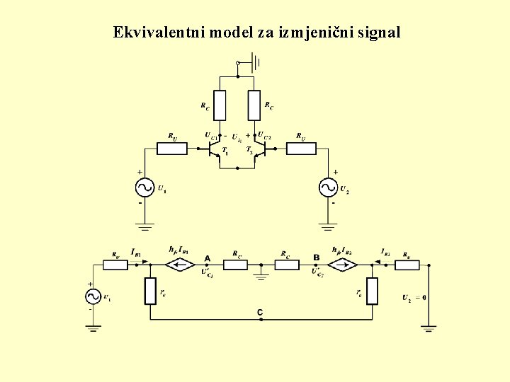 Ekvivalentni model za izmjenični signal 