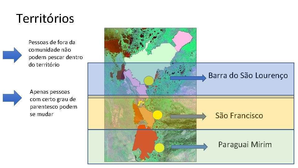 Territórios Pessoas de fora da comunidade não podem pescar dentro do território Barra do