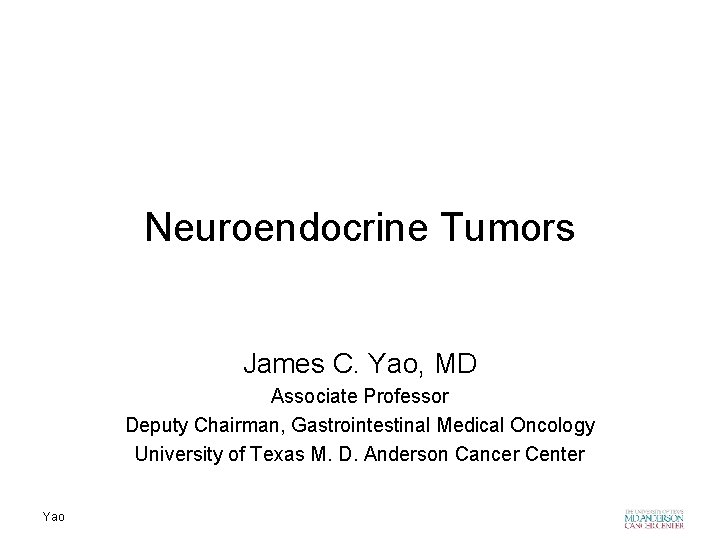 neuroendocrine cancer md anderson
