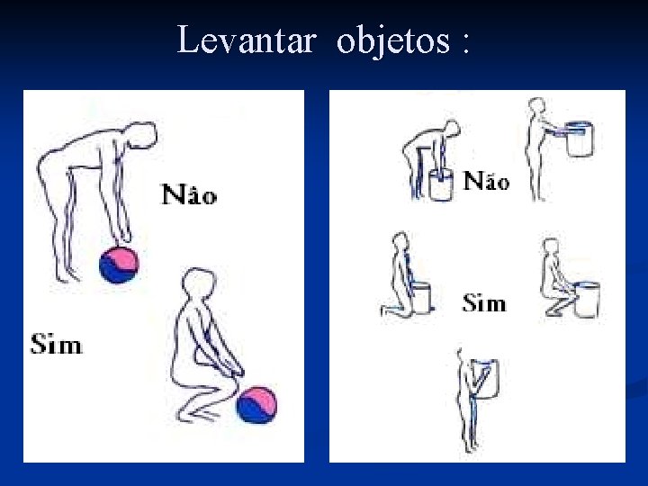 Levantar objetos : 