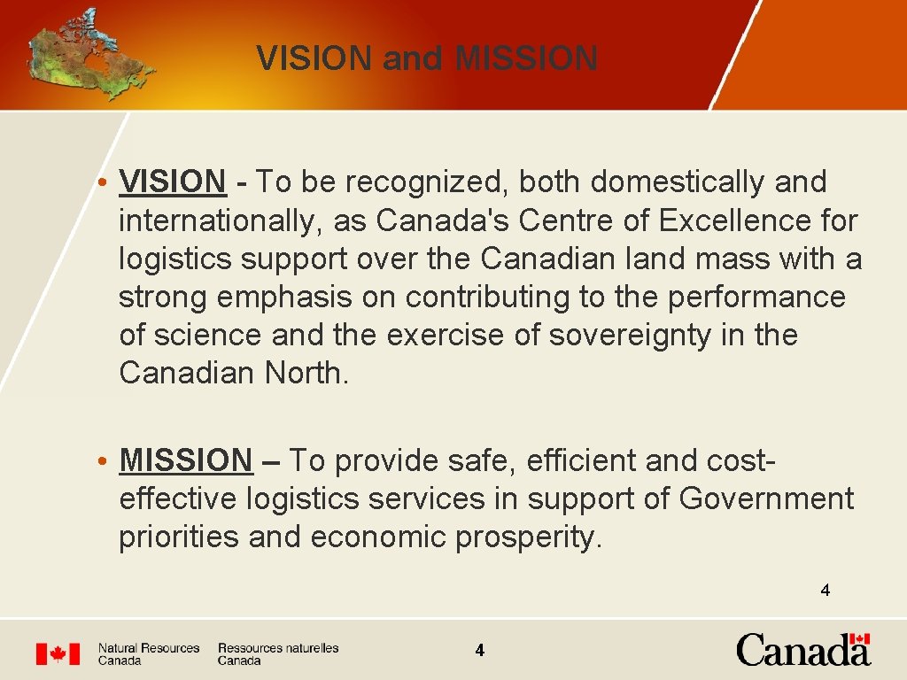 VISION and MISSION • VISION - To be recognized, both domestically and internationally, as