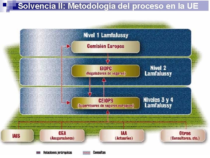 Solvencia II: Metodología del proceso en la UE 