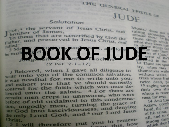 BOOK OF JUDE 