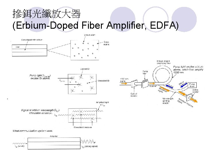 摻鉺光纖放大器 (Erbium-Doped Fiber Amplifier, EDFA) 