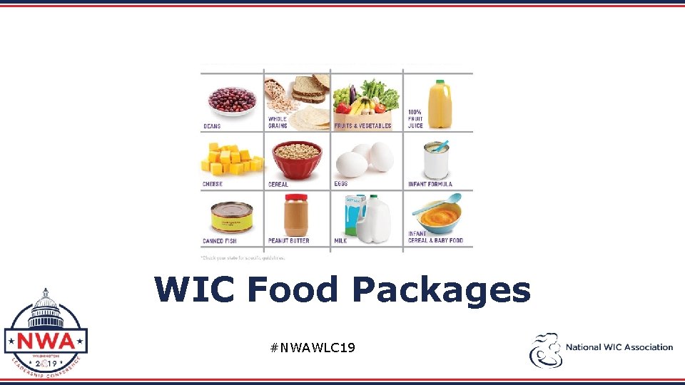 WIC Food Packages #NWAWLC 19 