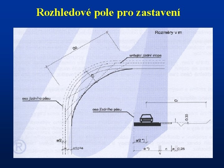 Rozhledové pole pro zastavení 