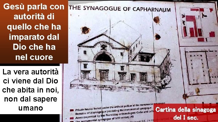 Gesù parla con autorità di quello che ha imparato dal Dio che ha nel