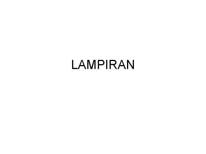 LAMPIRAN 