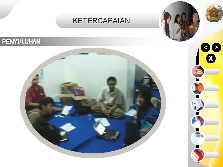 KETERCAPAIAN > PENYULUHAN > X 
