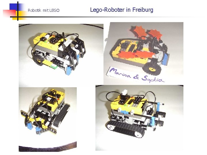 Robotik mit LEGO Lego-Roboter in Freiburg 
