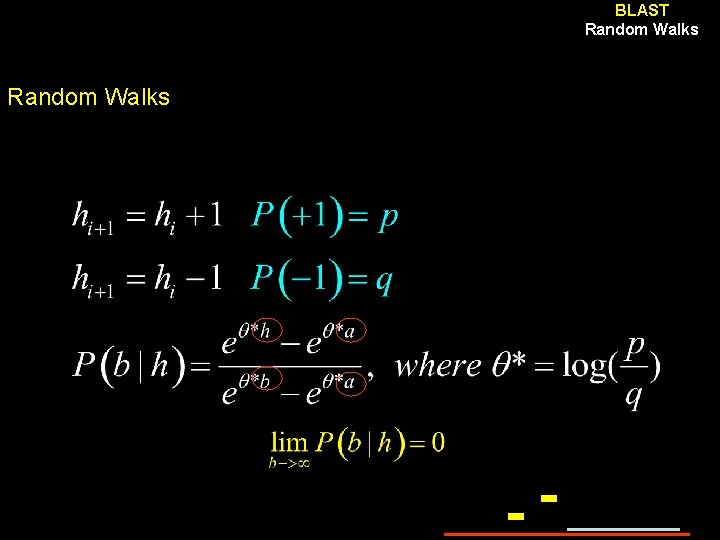 BLAST Random Walks 