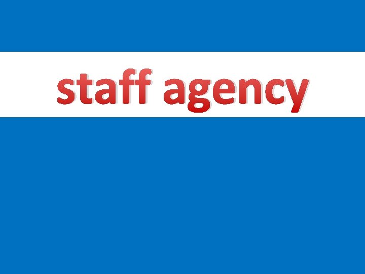 staff agency 