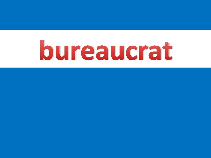 bureaucrat 